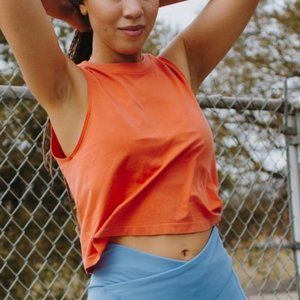 NWT Fabletics Washed Bonfire Tyler Seamless Tank